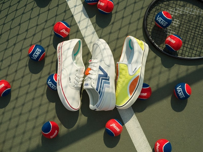 Vans,Penn,Penn Lowland CC,Auth  复古网球装扮！Vans 携手 Penn 推出全新联名！