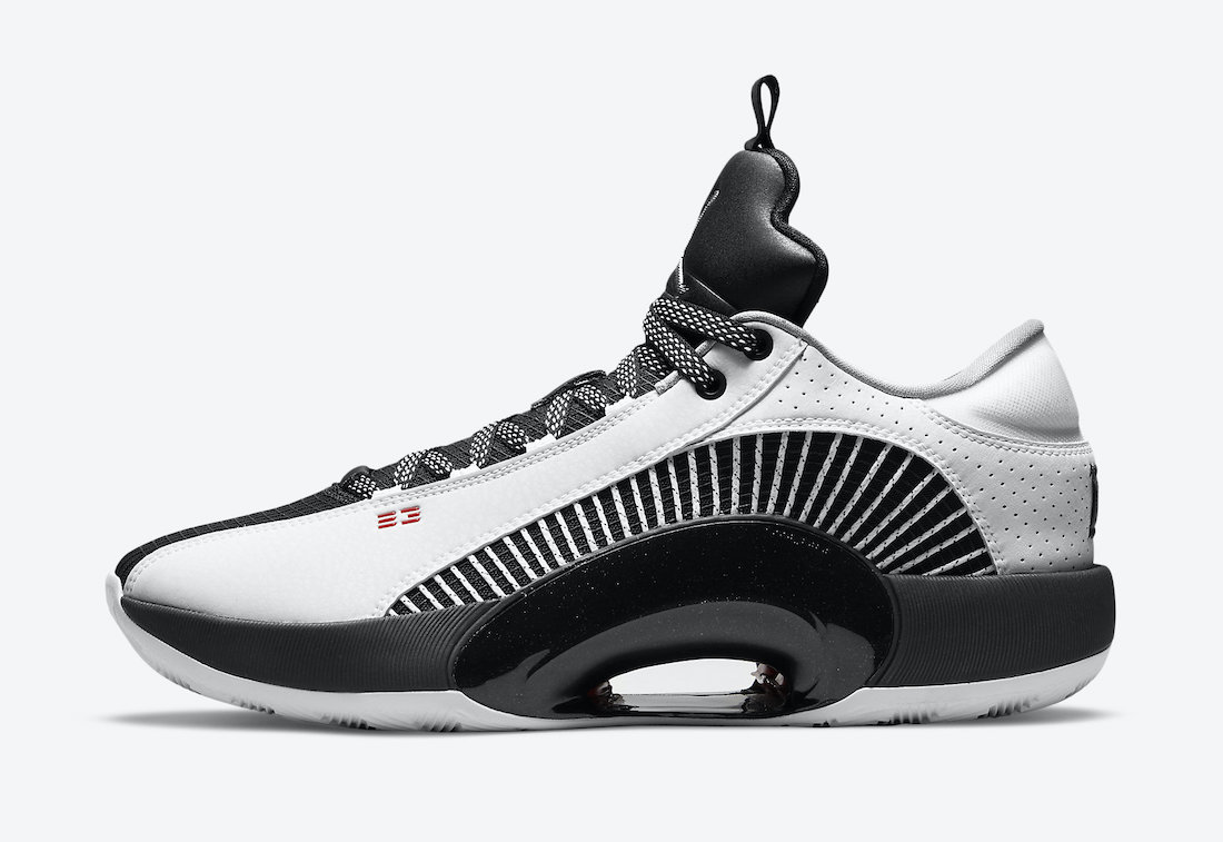 Air Jordan,AJ35 Low,CW2460-101  经典黑白配色！全新 Air Jordan 35 Low 官图曝光！