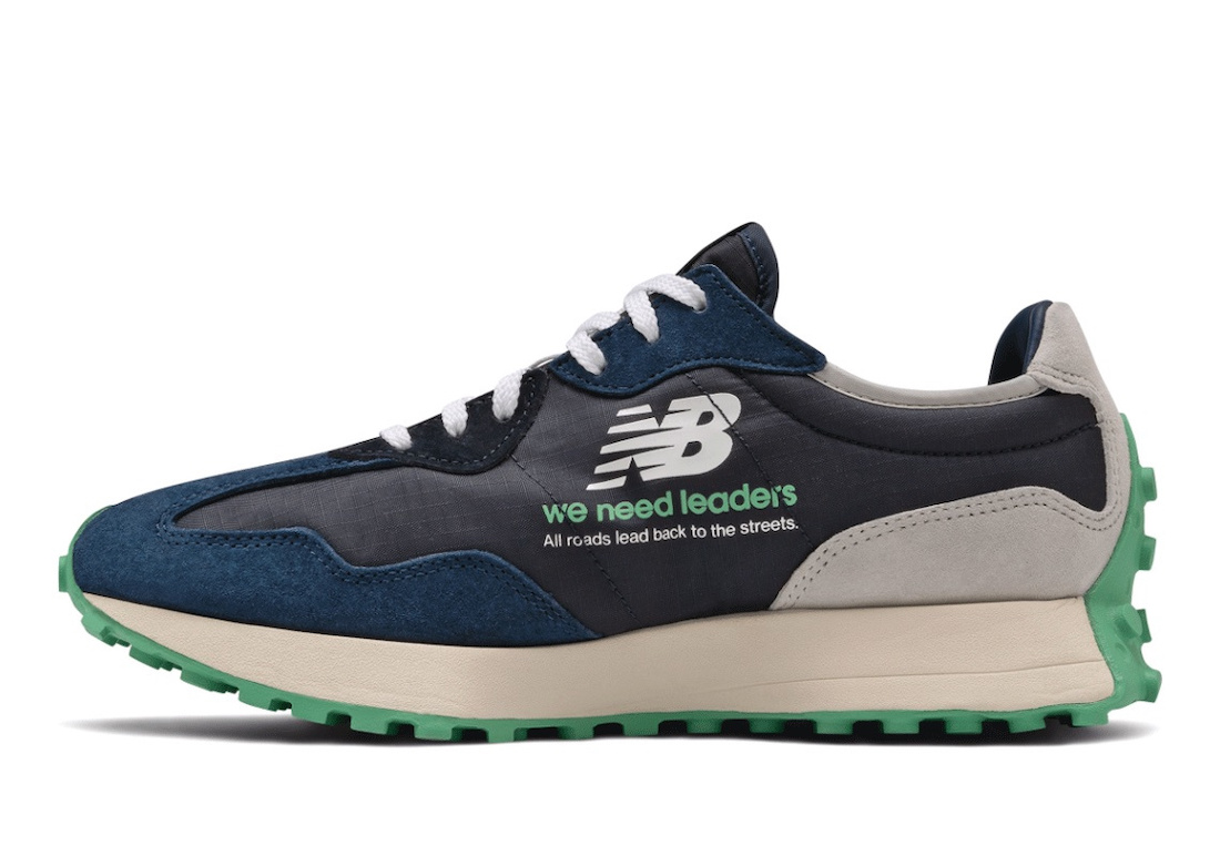 Dao-Yi Chow,New Balance,327,Fu  吸睛蓝绿撞色设计！New Balance 327 新联名后天发售！