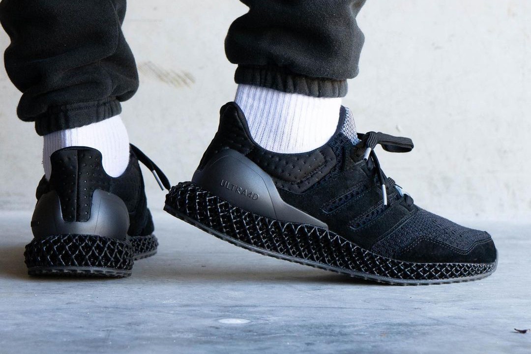 A Ma Maniére,adidas,adidas Ult  联名一波接一波！奢华黑武士 adidas 4D 上脚照曝光！