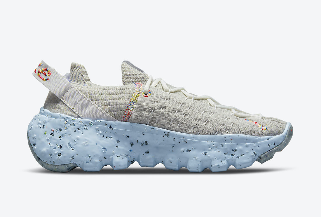 Nike Space Hippie 04,Nike,CD34  彩虹编织刺绣！全新「垃圾鞋」Space Hippie 04 官图曝光！