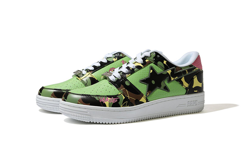 BAPE®,BAPE STA™,MO'WAX,UNKLE  蟒纹鞋身 + 外星人涂鸦！「BAPE® 新联名」来头不小！