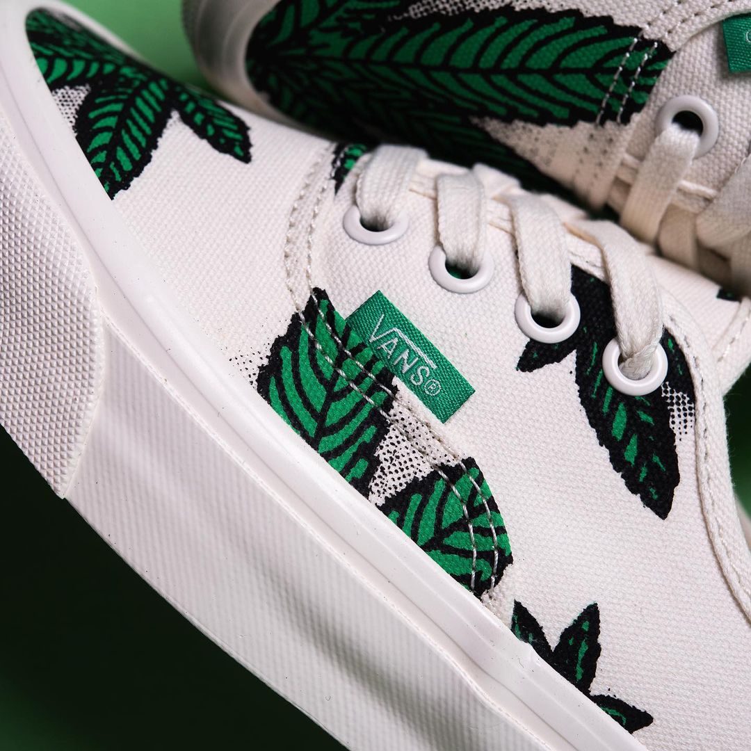 Vans,小清新,发售   麻叶图案加持！Vans 小清新鞋款登场！