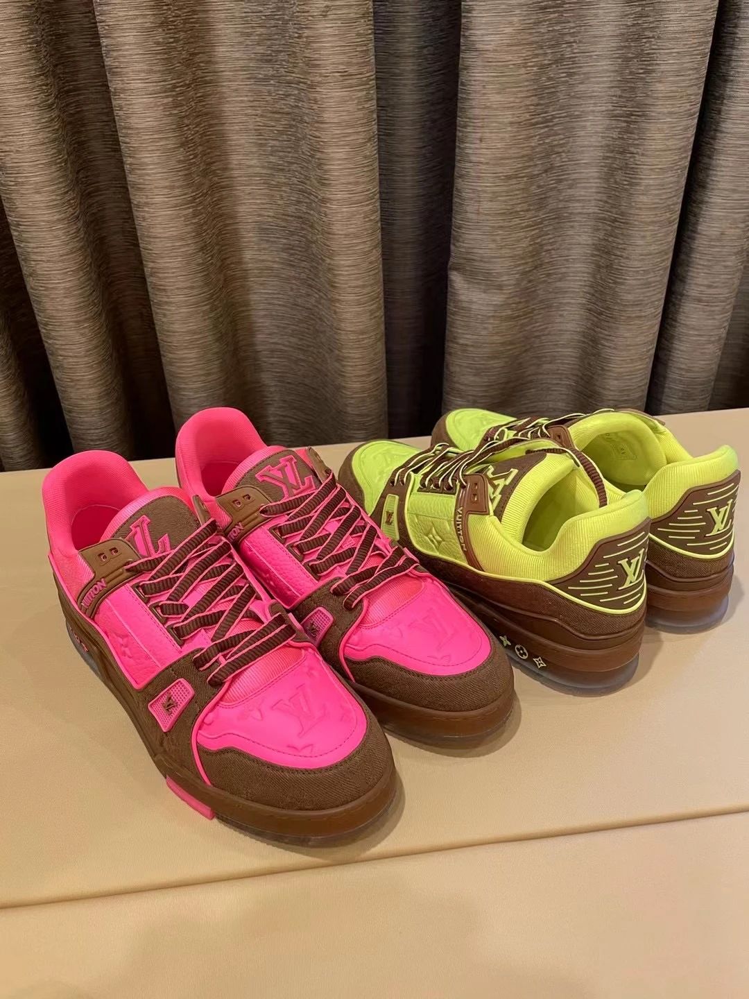 Louis Vuitton,LV,Trainer  Virgil 亲自带货 LV 新鞋！这配色太 Vibe 了！