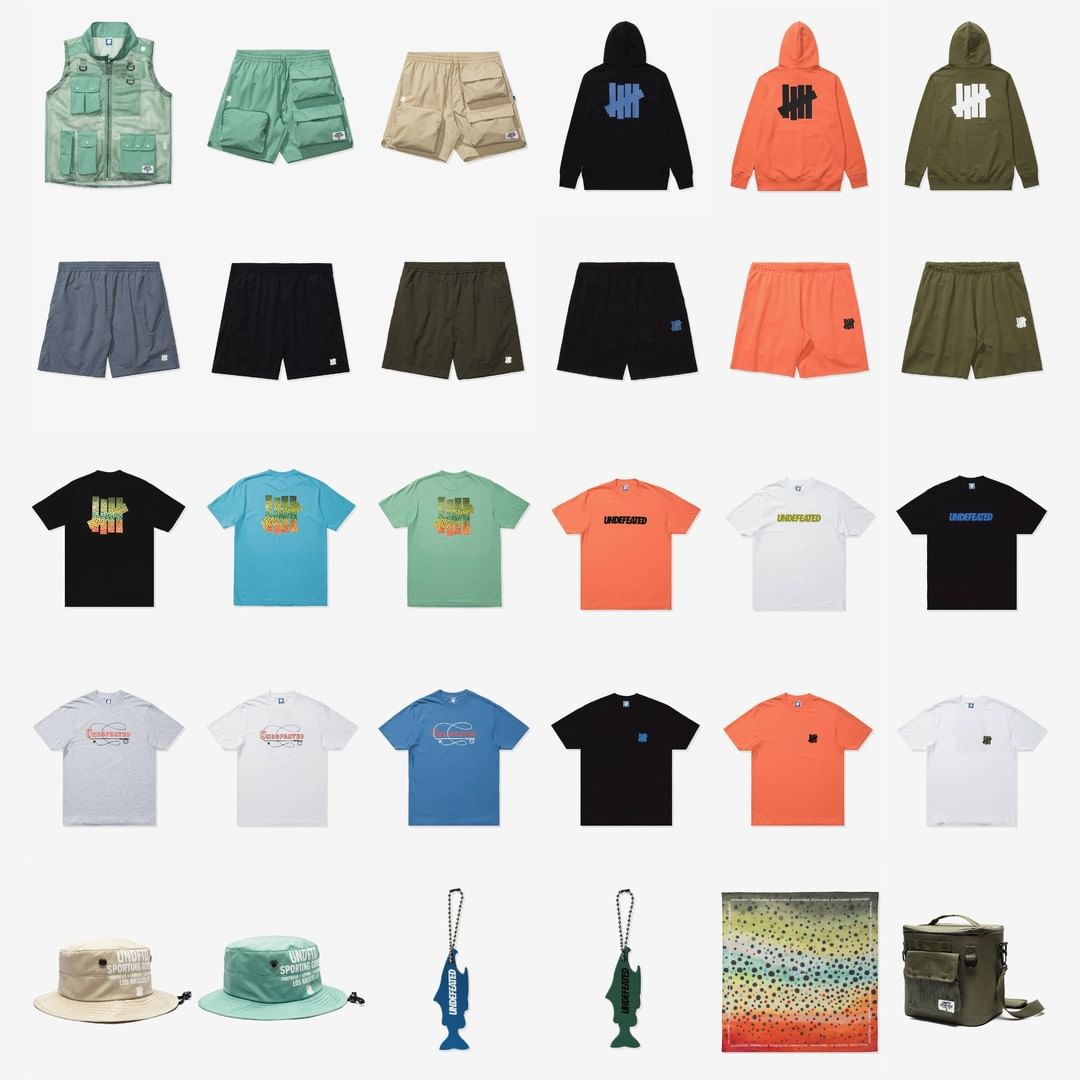 UNDEFEATED,发售  海王必备？！钓鱼主题 UNDFTD 新品现已发售！