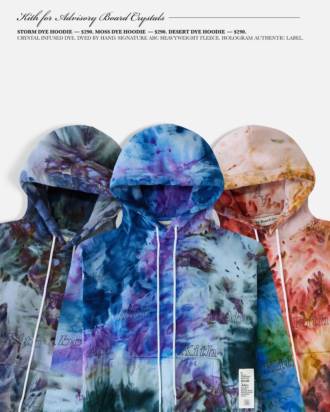 KITH,发售  KITH 又出神仙颜值单品！全新扎染系列即将发售！