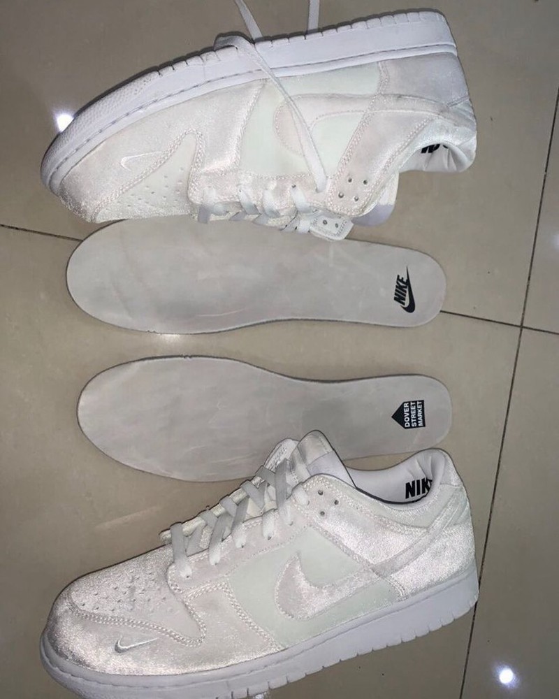 Nike,Dunk Low,Dover Street Mar  少见天鹅绒材质！DSM x Nike Dunk Low 实物曝光！
