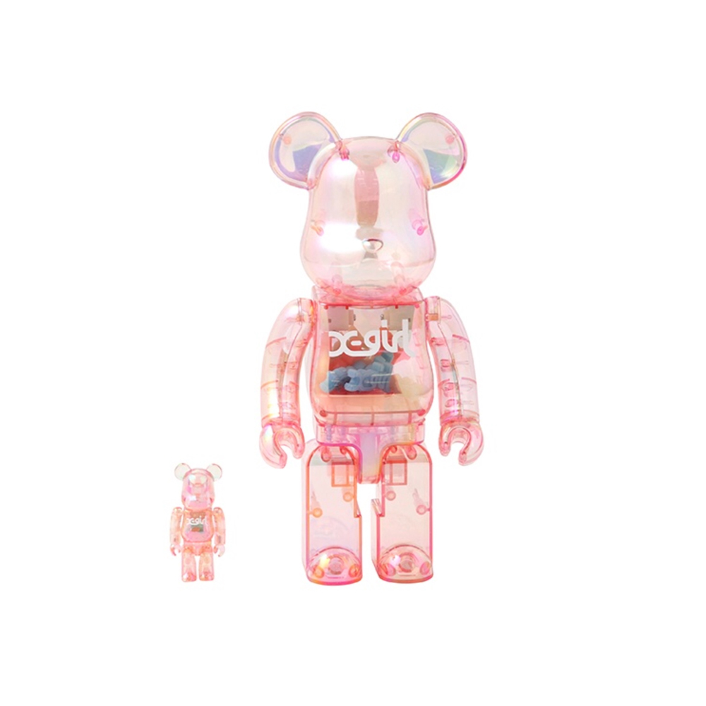 Be@rbrick,积木熊,发售  透明夜光熊又来了！超人气 X-girl x Be@rbrick 今日登记！