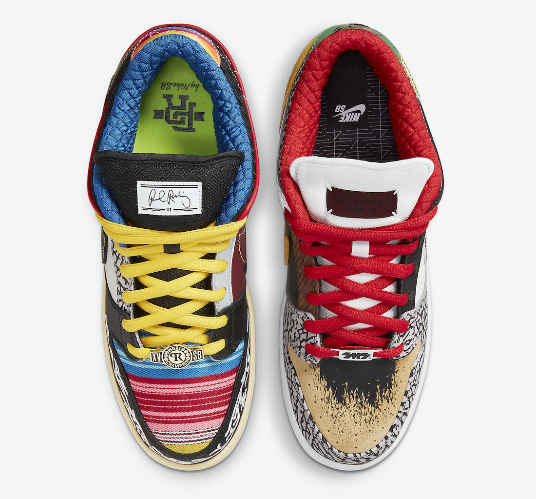 Dunk SB,Nike,发售  今早新 What The Dunk 你中了吗？一张图看懂所有细节！
