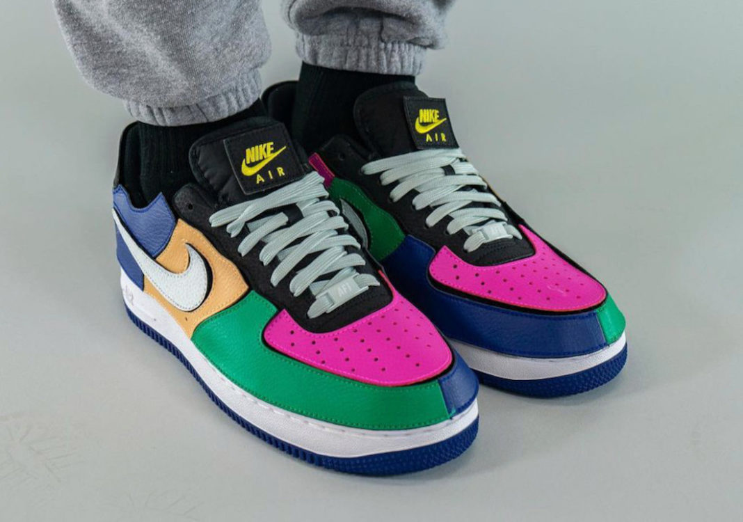 Nike,Air Force 1,Black Multi,D  五彩魔术贴！全新 Air Force 1/1 “Black Multi” 实物曝光！