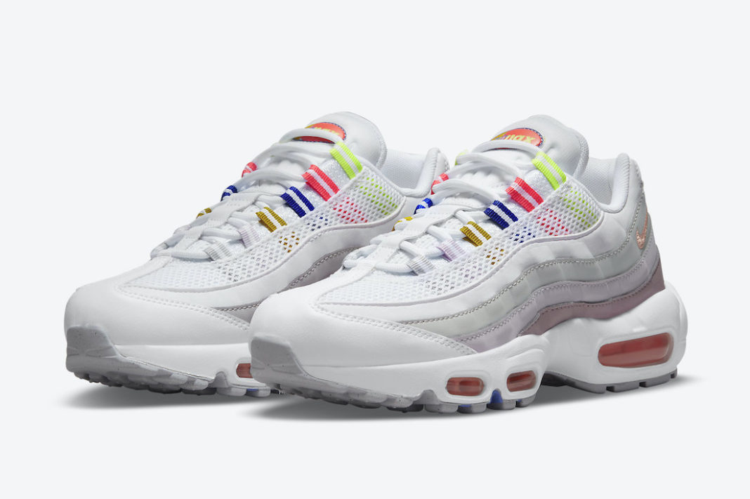 Nike,Air Max 95,DH5722-100  抢眼渐变配色！全新 Air Max 95 官图曝光！