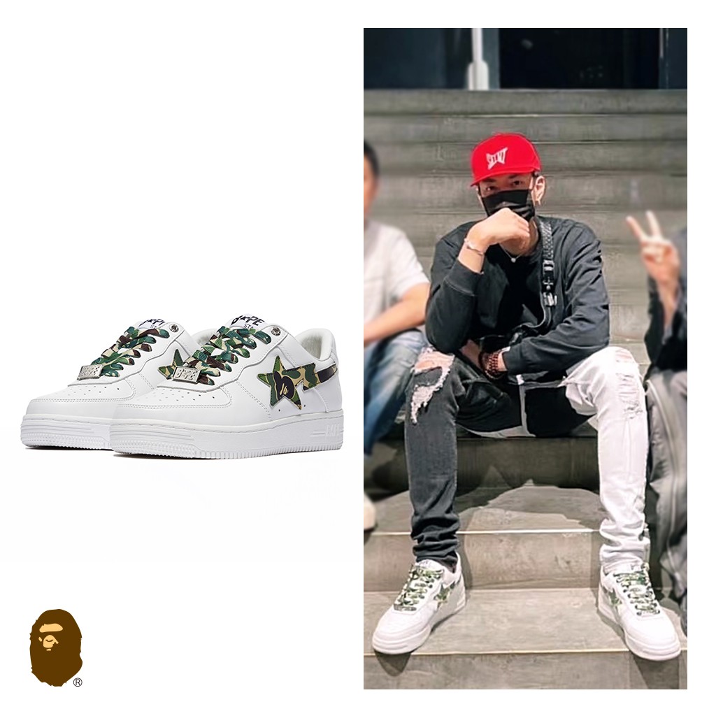 BAPE Star,吴亦凡,坎爷,BAPE  第一次见吴亦凡穿这双鞋！20 年前力压 AJ！侃爷看了直呼爷青回！