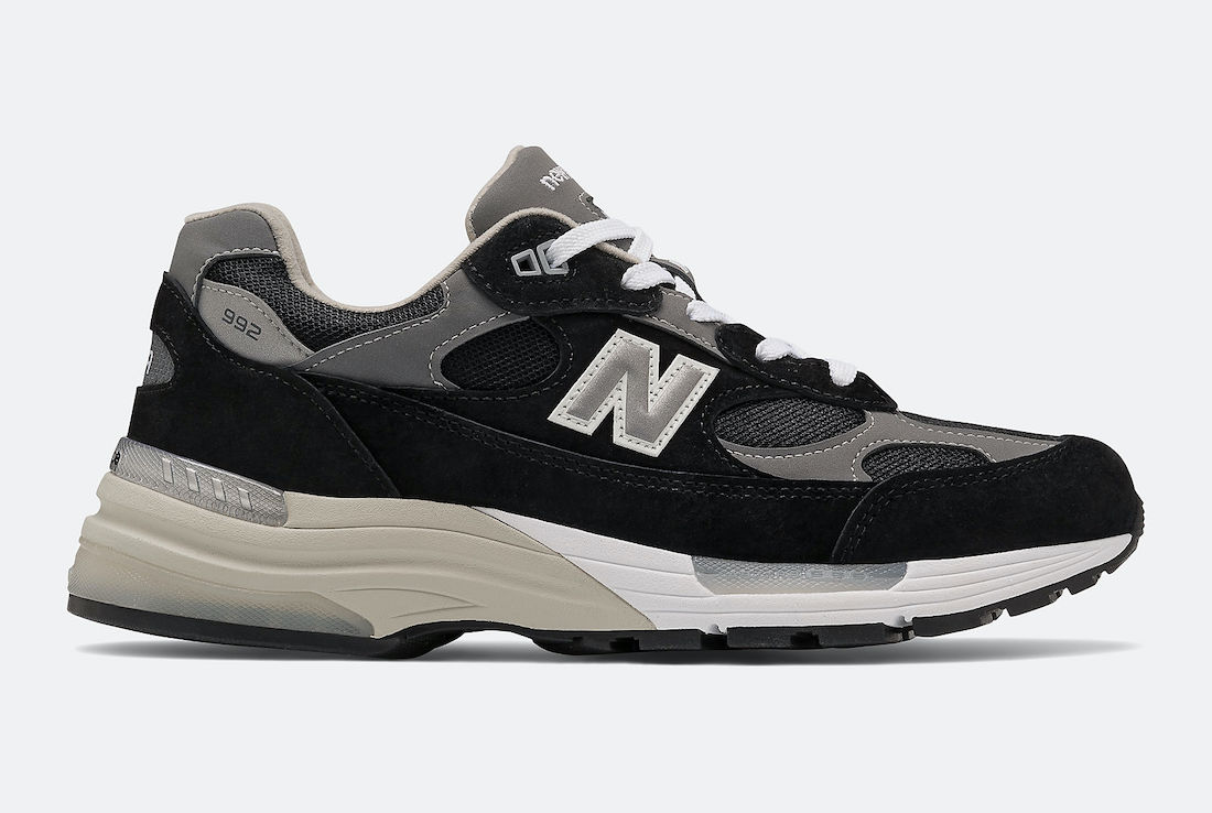 New Balance,992,发售  低调黑灰装扮！New Balance 992 新配色现已发售！