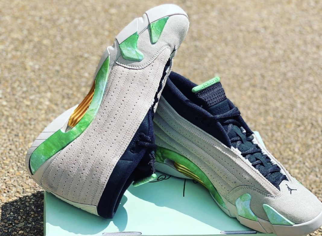 Aleali,May,Air,Jordan,Low,时尚,达  冠希的兵马俑换了新配色？全新联名 AJ14 Low 上脚图曝光！
