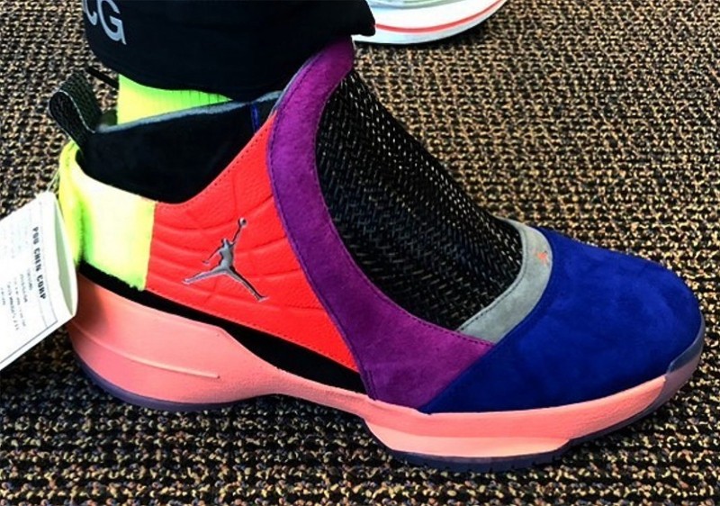 AJ,AJ19,Air Jordan 19,Multi-Co  多色皮革拼接打造！全新 AJ19 Sample 实物图曝光！