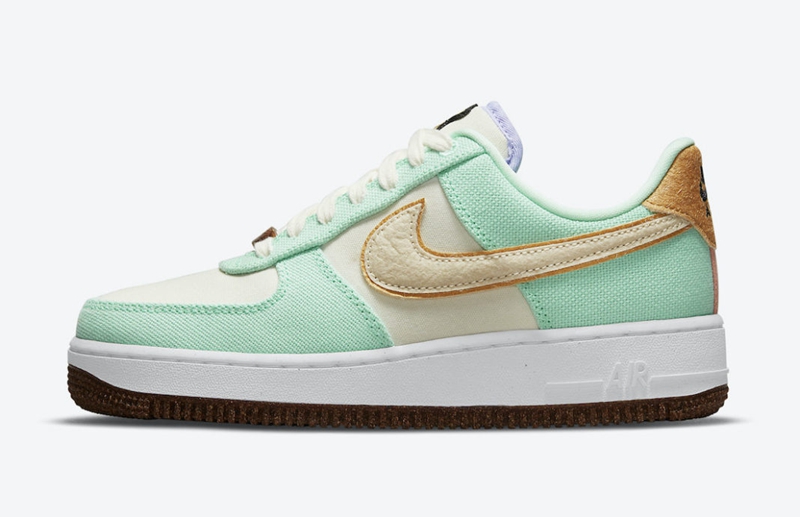 Nike,Air Force 1 Low,Happy Pin  可爱「菠萝」造型质感十足！全新配色 AF1 官图曝光！