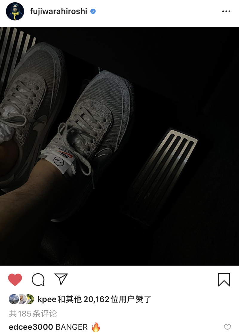 fragment Design,sacai,Nike LDW  发售日期临近！藤原浩上脚第二款「闪电 x sacai x Nike」联名！