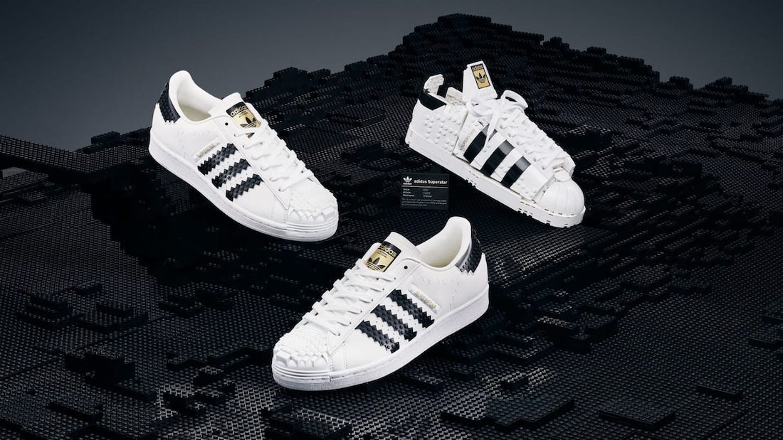 adidas,Superstar,LEGO  「乐高贝壳头」实物曝光！这波看完感觉比鞋还香！