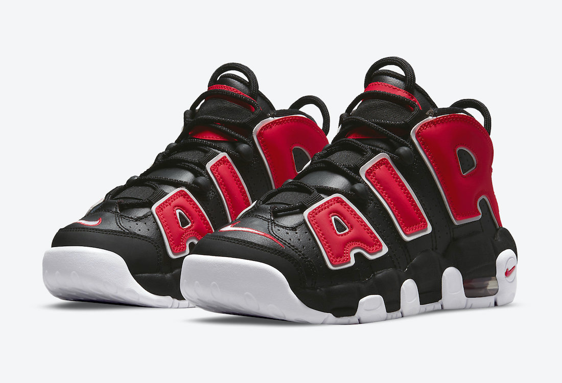 Nike,Air More Uptempo,DM3190-0  经典黑红配色！皮蓬「大 AIR」 官图曝光！
