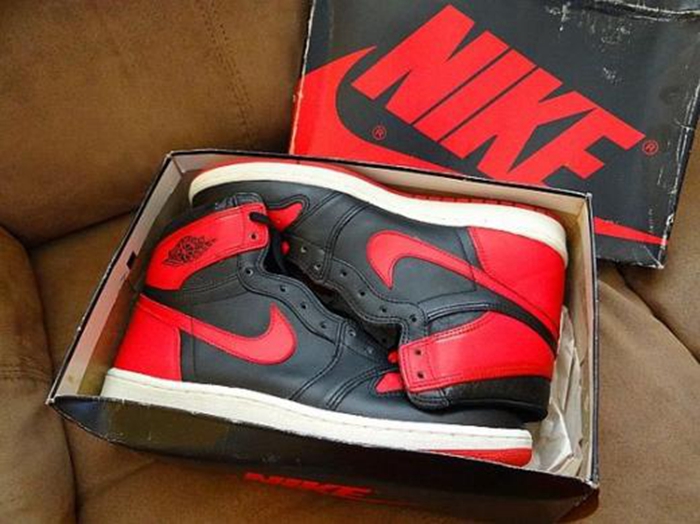Jordan,Air Jordan 1,AJ1  黑红 AJ1 禁穿时隔五年再度回归！最新上脚照曝光！