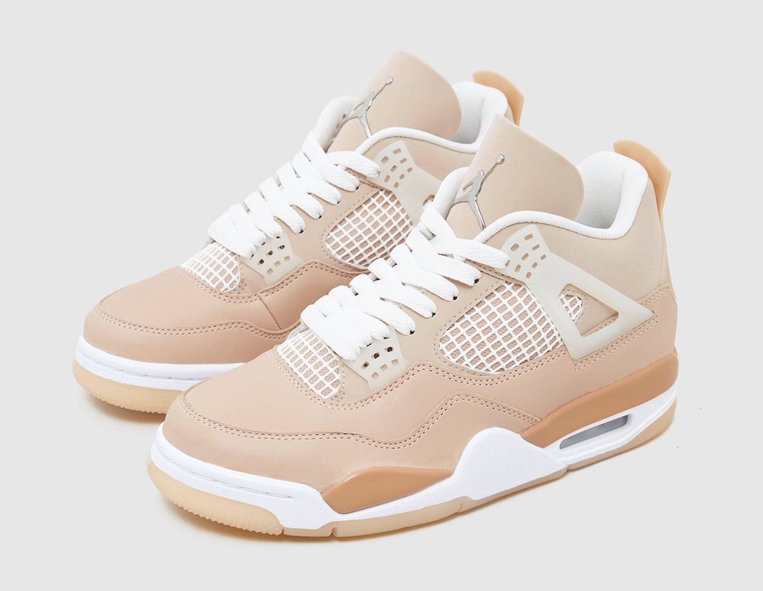 Air Jordan 4,AJ4,Shimmer,DJ067  粉嫩少女心！AJ4 “Shimmer” 最新实物图曝光！
