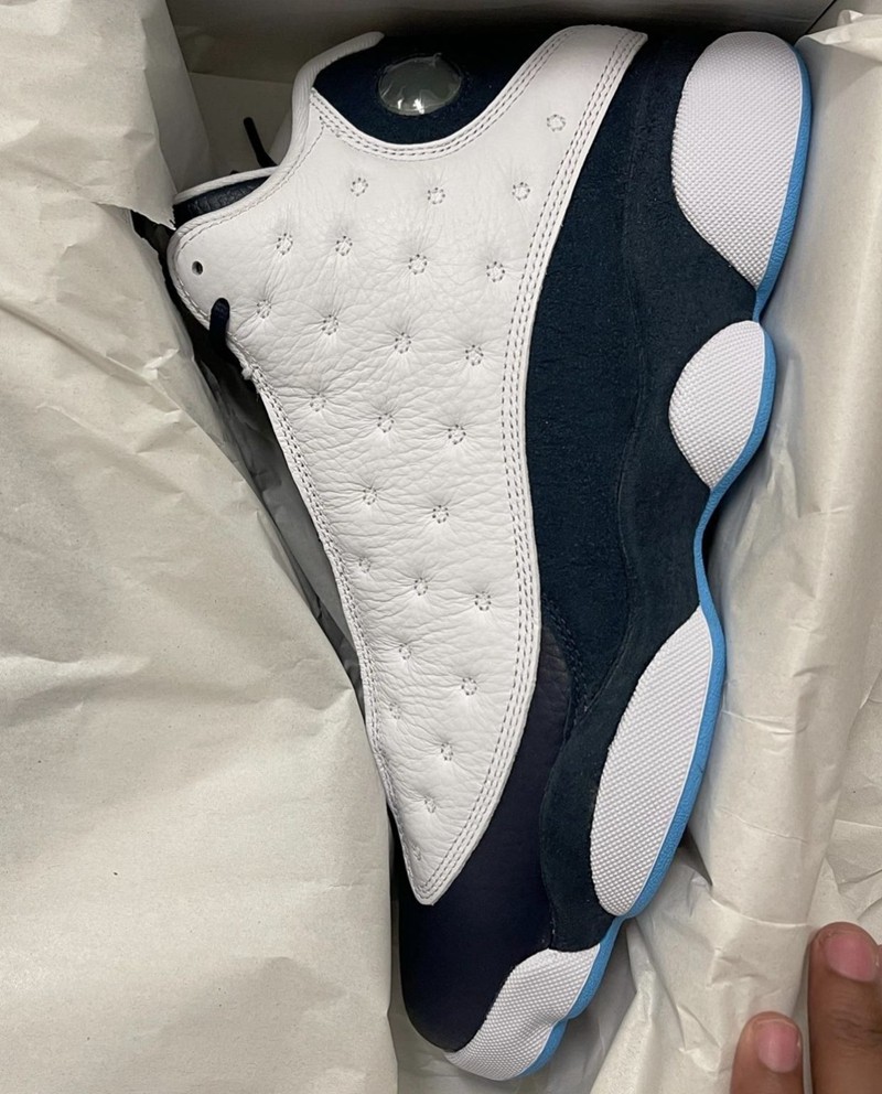 AJ13,Air Jordan 13,Obsidian,41  超帅的「黑曜石」又来了！全新配色 AJ13 实物图释出！