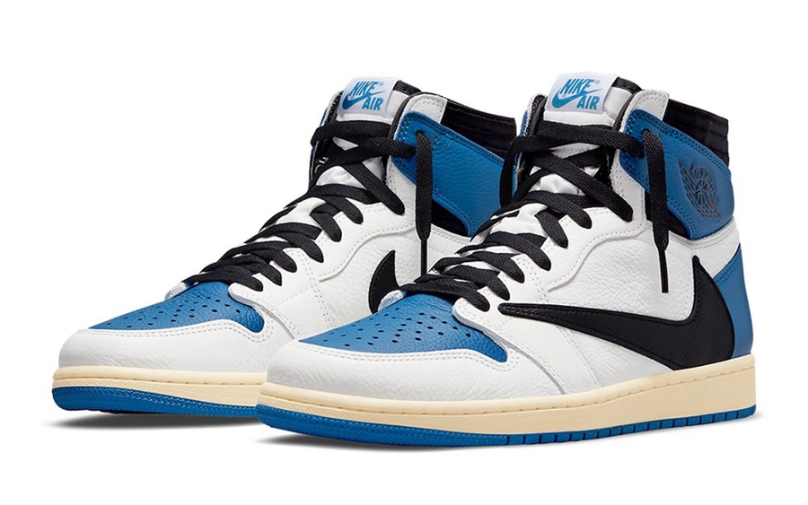Travis Scott,fragment,Air Jord  藤原浩急了？TS 上脚未市售「大闪电」倒钩 AJ1！