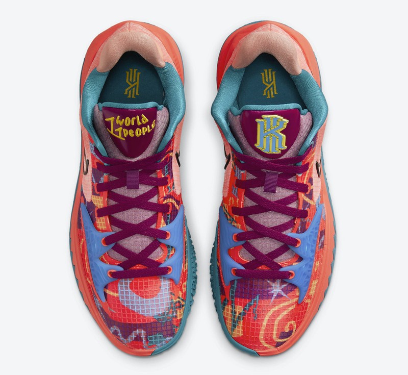 Nike,Kyrie Low 4,CW3985-600  配色依旧风骚！Kyrie Low 4 全新主题官图曝光！