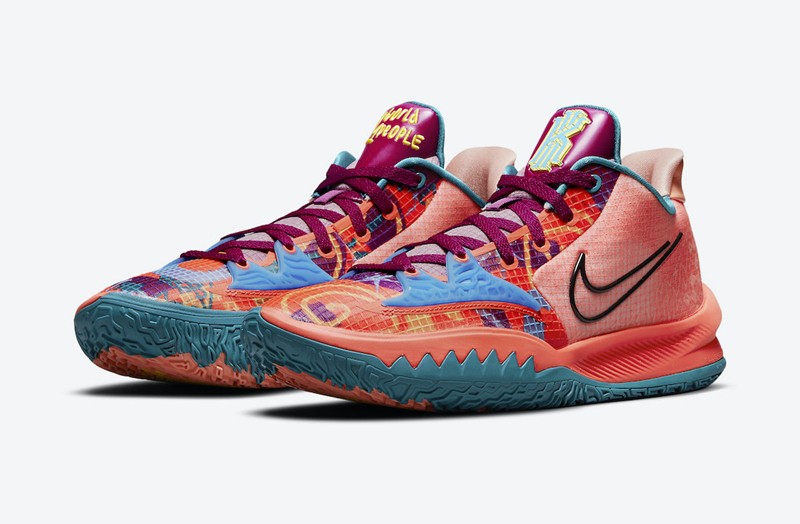 Nike,Kyrie Low 4,CW3985-600  配色依旧风骚！Kyrie Low 4 全新主题官图曝光！