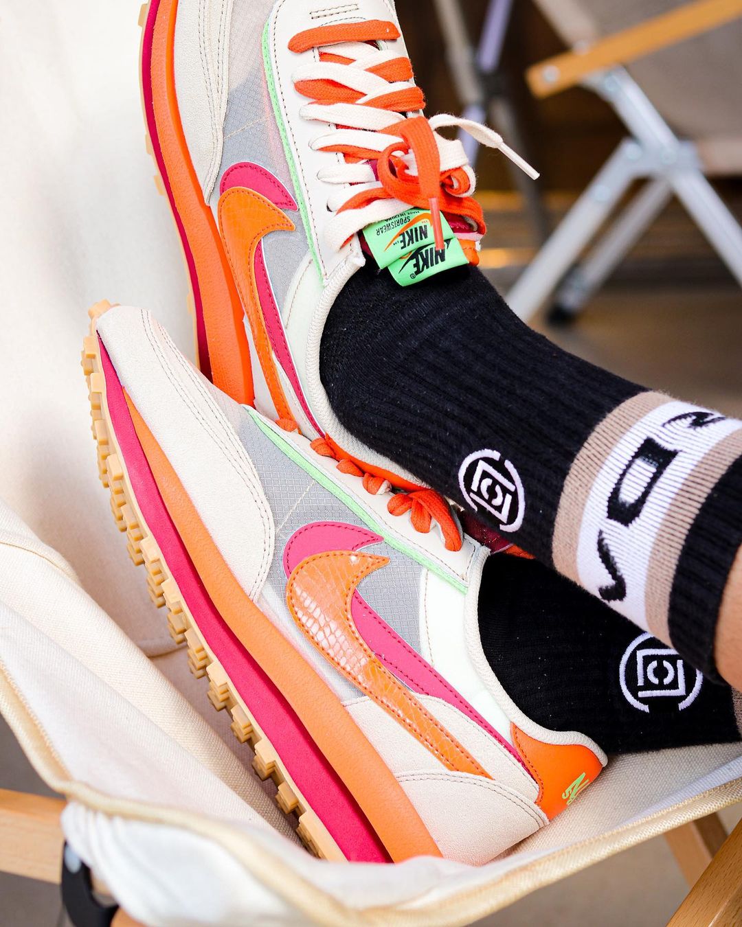 sacai,CLOT,Nike,LDV Waffle  肯定是今年狠鞋之一！sacai x CLOT x Nike LDV Waffle 实物图曝光！