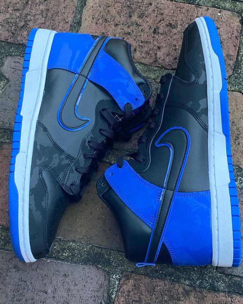 Nike Dunk High SE,DD3359-001  反光迷彩太酷炫！全新配色 Dunk High SE 实物曝光！