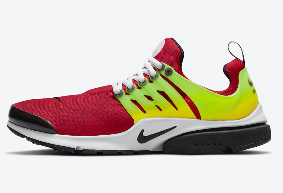 Nike Air Presto “University Re  黄绿渐变真骚气！全新 Nike Air Presto 新配色首次曝光！