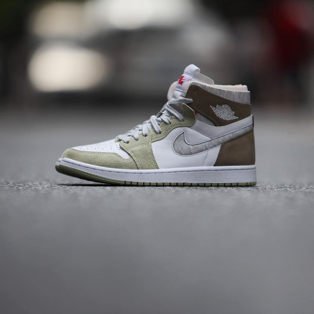 air jordan 1,aj1,zoom  多材质拼接！全新 AJ1 实物图片曝光！