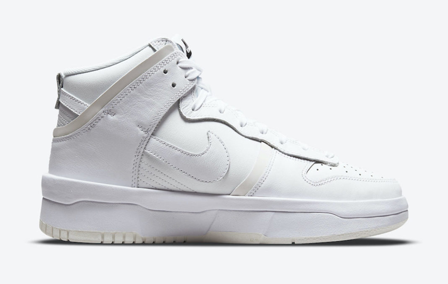 Nike,Dunk High Rebel,DH3718-10  纯白 + 叠加设计！全新 Nike Dunk High Rebel 即将发售！