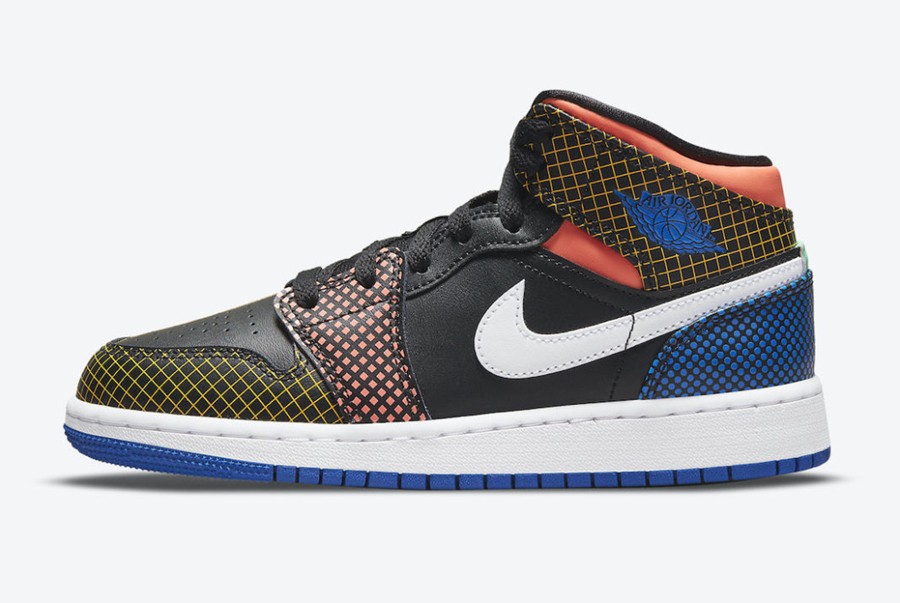 老夫,的,少女,心,全新,Air,Jordan,童鞋,官图,  条纹鞋面真骚气！全新配色 Air Jordan 1 官图曝光！