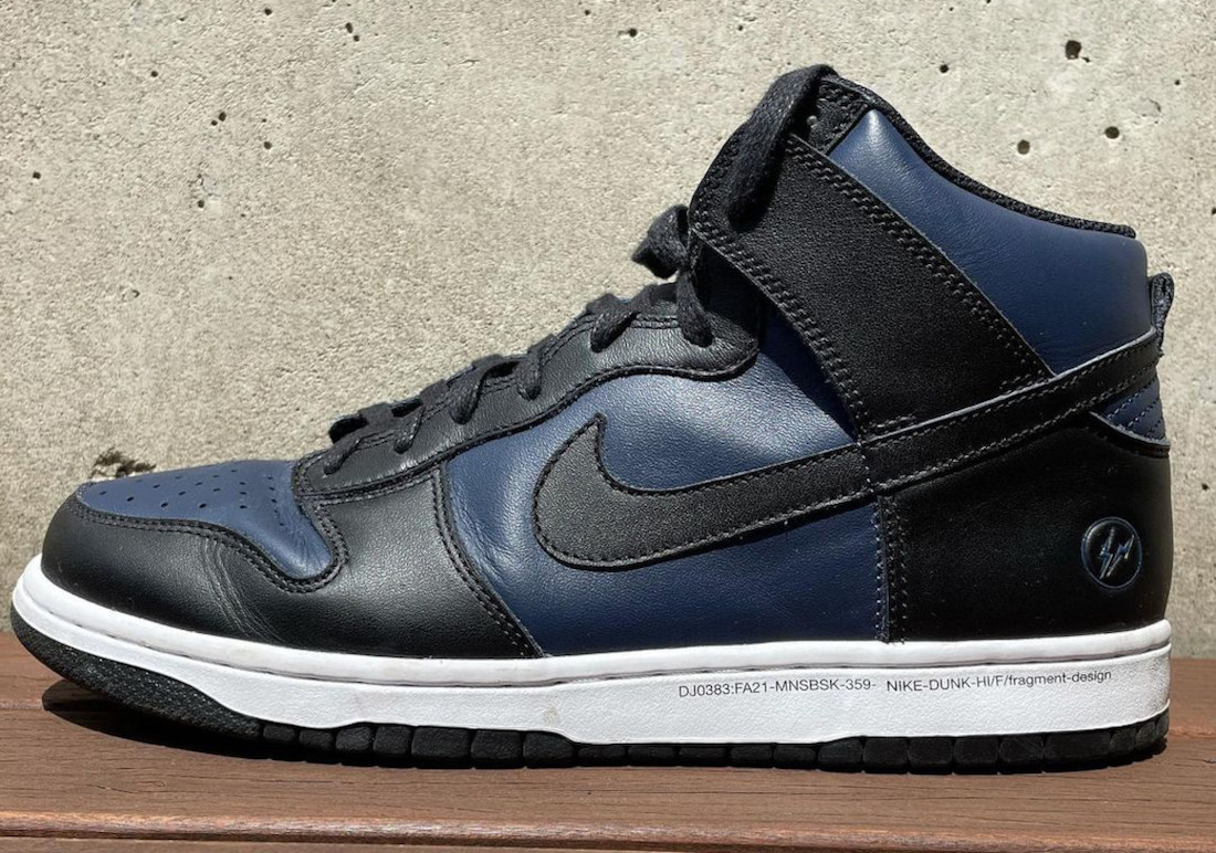 fragment design,Nike,Dunk High  藤原浩晒全新闪电 Nike 联名鞋！太简单粗暴了吧...