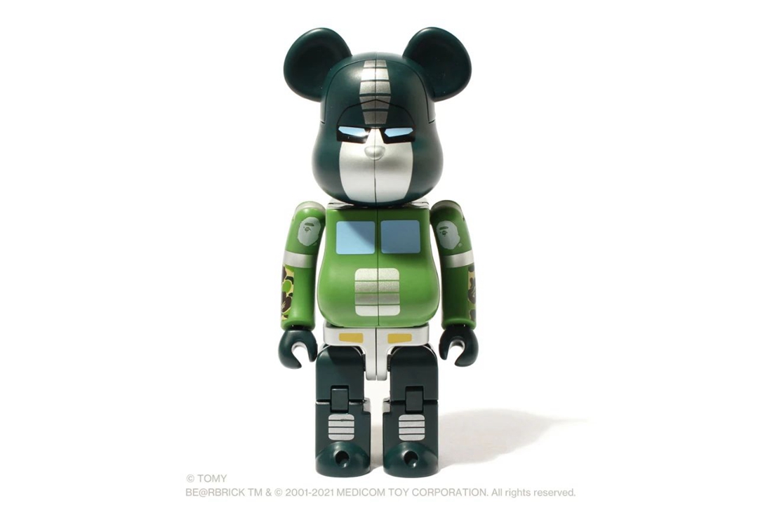 BE@RBRICK,TRANSFORMERS,BAPE®︎  你没见过的全新玩法！BAPE x 积木熊 x 变形金刚三方联名曝光！