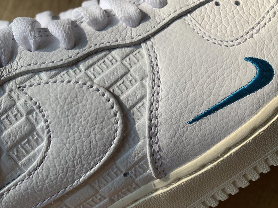 Nike,Kith x Nike,Air Force 1 L  夏日百搭配色！全新 Kith x Nike Air Force 1 实物曝光！