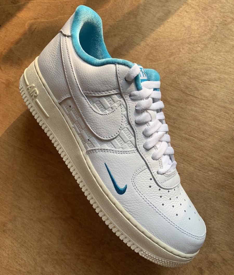 Nike,Kith x Nike,Air Force 1 L  夏日百搭配色！全新 Kith x Nike Air Force 1 实物曝光！