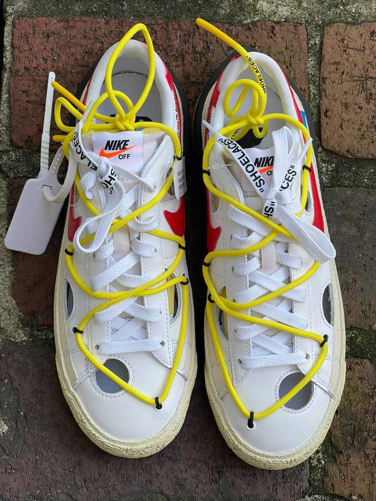 Off-White,Nike Blazer Low,DH78  最新实物图来了！OW x Blazer 将于今年发售！