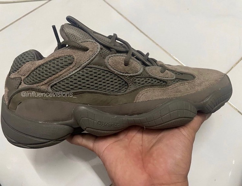 adidas,Yeezy 500,侃爷,Brown Clay  秋冬绝配的大地色又来了！全新 Yeezy 500 实物曝光！