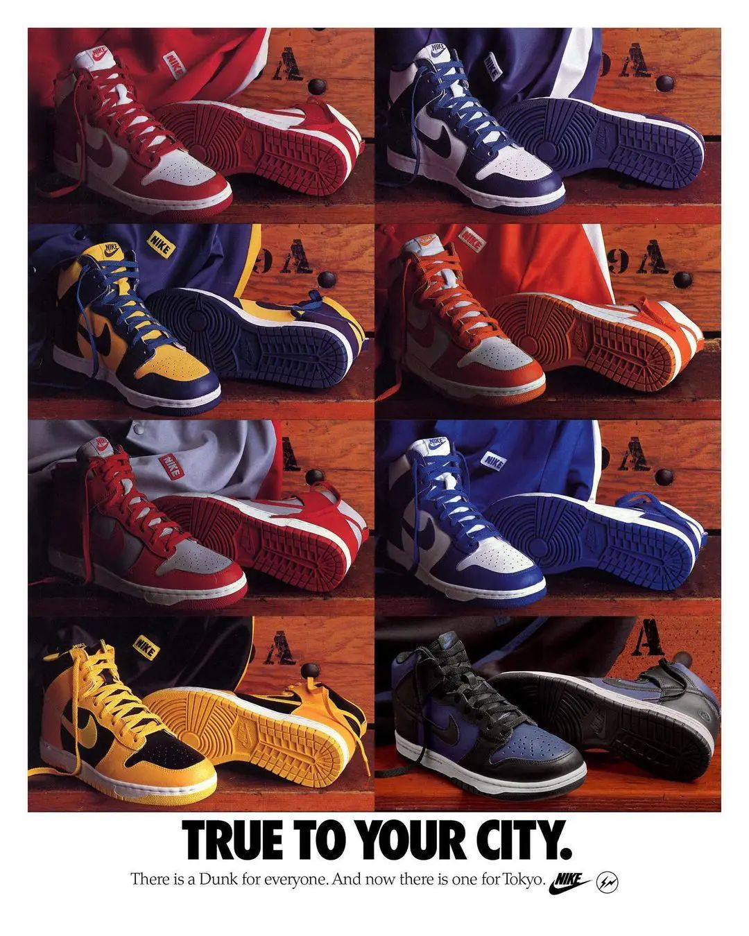 Nike,Dunk High,fragment design  藤原浩亲晒！全新 fragment design x Dunk High Tokyo 实物曝光！
