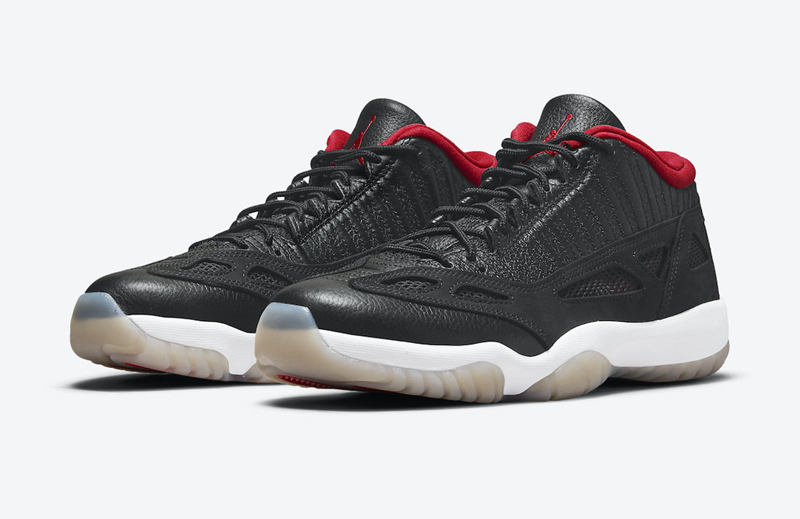 Air Jordan 11 Low IE,黑红,Bred,9  OG 味道溢出屏幕！AJ11 Low IE 黑红配色官图曝光！
