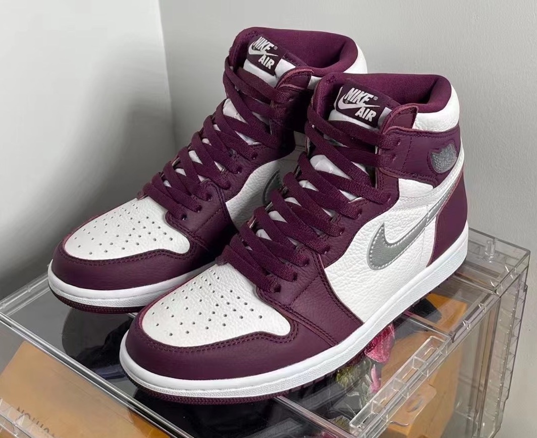 AJ,Air Jordan 1 High OG,Bordea  经典「波尔多」配色！全新 Air Jordan 1 Hi 实物曝光！
