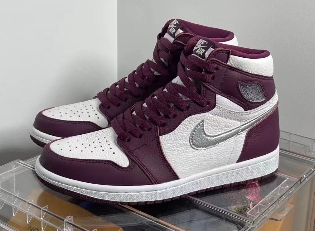 AJ,Air Jordan 1 High OG,Bordea  经典「波尔多」配色！全新 Air Jordan 1 Hi 实物曝光！