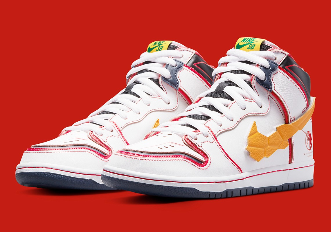 高达,Nike,Dunk SB Hi  胶佬狂喜！高达 x Dunk SB 发售日期有了！完整官图曝光！