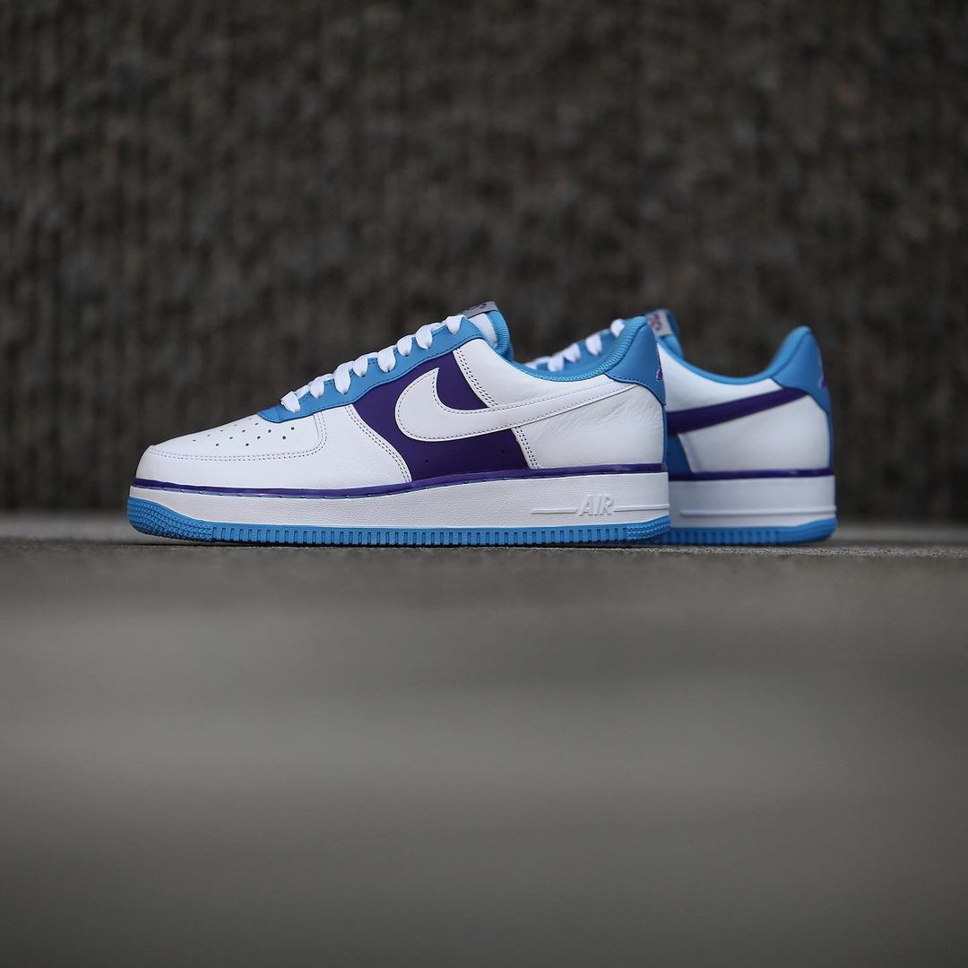 NBA,Nike,Air Force 1 Low,Lake  经典湖人配色！NBA x Air Force 1 Low 实物曝光！