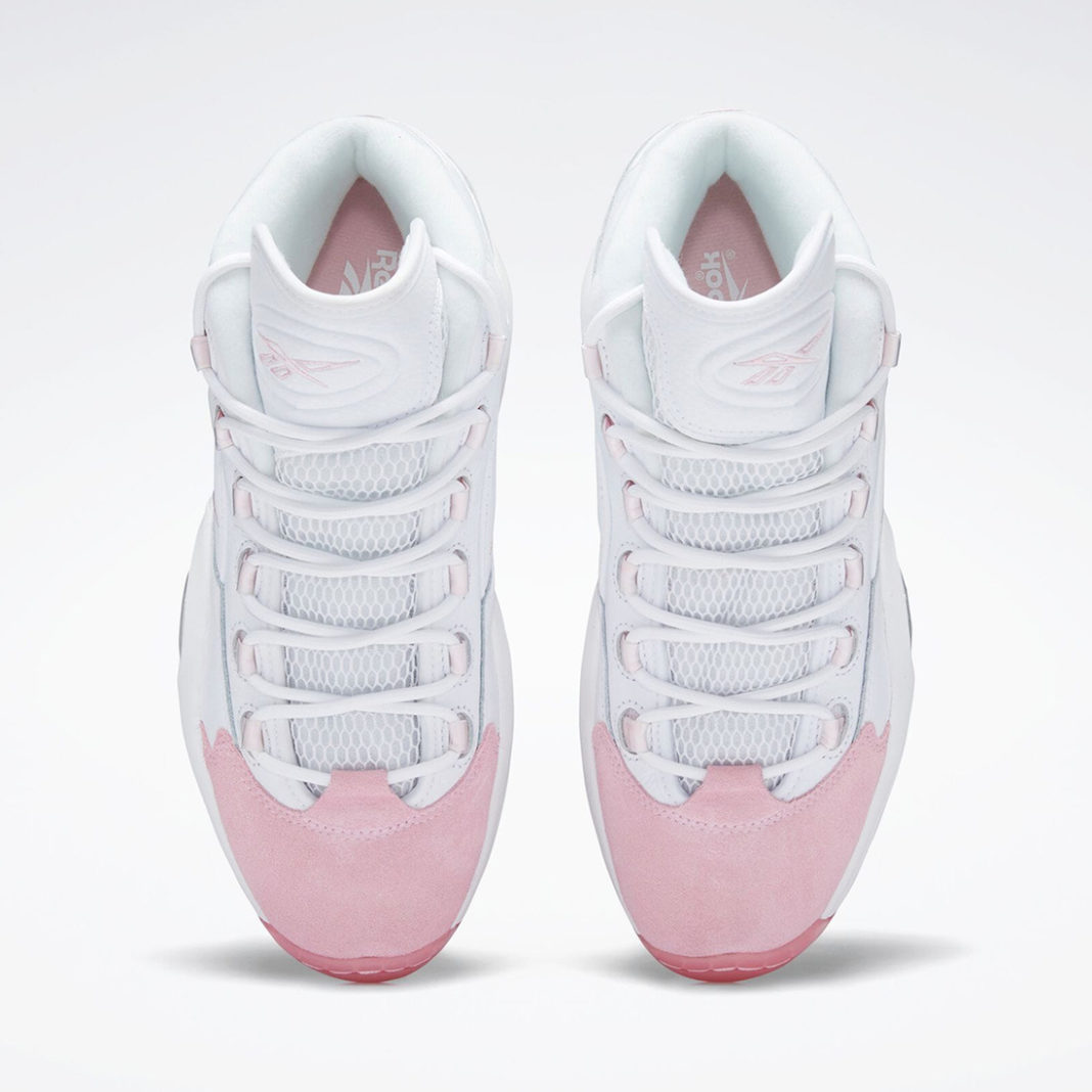 Reebok,Question Mid,Pink Toe,G  罕见粉色装扮！全新 Reebok Question Mid 官图曝光！
