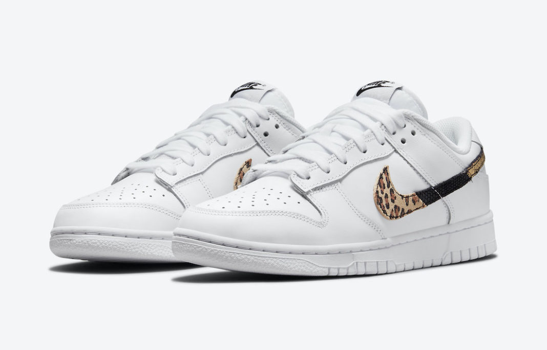 Nike,Dunk Low,DD7099-100,DD709  拼接 Swoosh Logo 太吸睛！全新 Dunk Low 官图曝光！