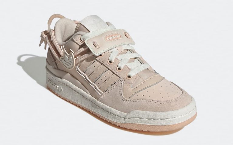 adidas,Forum Low,Linen,GX3659  金属三叶草 Logo 加持！全新 adidas Forum Low “Linen” 官图曝光！